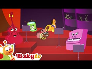 和朋友们的大型演唱会🎵🐧🐝| 儿童乐器| 完整剧集 ‪@BabyTVCN‬