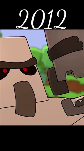 Minecraft iron golem. evolution 😍💖 #minecraft #youtube #shorts