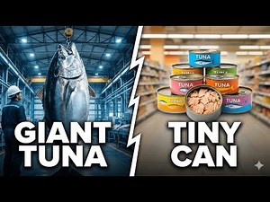 Inside the Tuna Can Factory: How Millions of Canned Tuna Are Processed Every Day (Full Process)