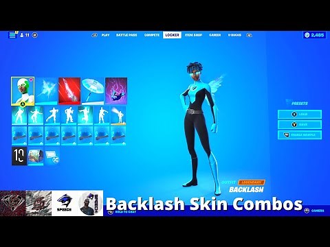 Backlash Skin Combos (Fortnite Battle Royale)