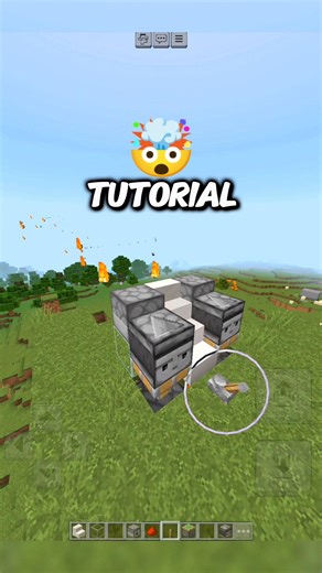 😳GUN TUTORIAL #minecraft #tutorial