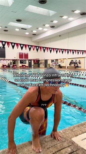 Elite speed starts with TYR 🔥The TYR Venzo Infrared Tech Suit is engineered for maximum compression with surface lift technology and an endo max compression cage to help you hold your line and power every stroke 💪 Get yours now at SwimOutlet 💧 #swimmercheck #swimmerthings #swimmerproblems #swimmerlife