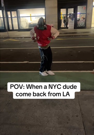 C Walking Dance in a Red Jacket
