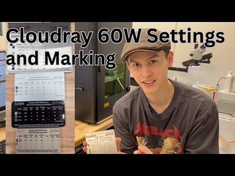 How to use the CloudRay MOPA Laser and Test New Materials