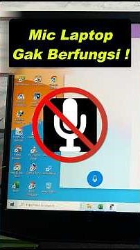 Mic Laptop Gak Berfungsi 🎤 #shorts
