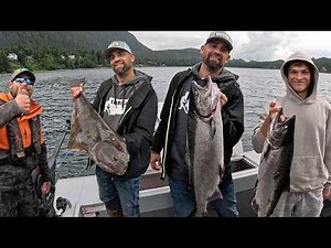 Double Kings, Halibut & Dungeness!!! 👑🎣🦀🔥 Alaskan Halibut Fishing - Juneau, Alaska! JUNE 2026