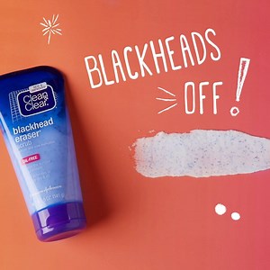Got blackheads? ‍ Remove trapped dirt and oil with Blackhead Eraser Scrub. | Clean & Clear | Facebook