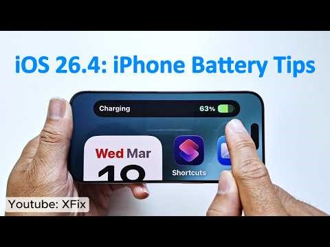 iOS 26.4: TOp iPhone settings to protect battery
