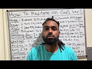 How To Meditate On God’s Word | Godly Mediation