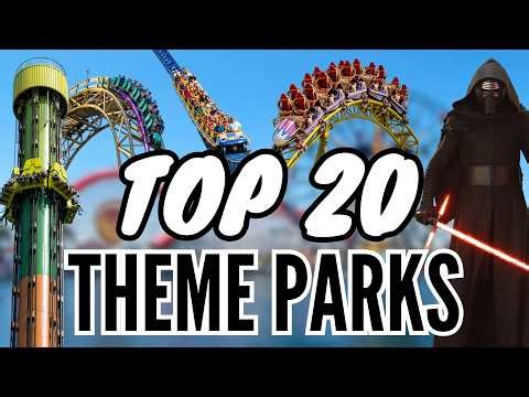 Top 20 BEST Theme Parks RANKED!