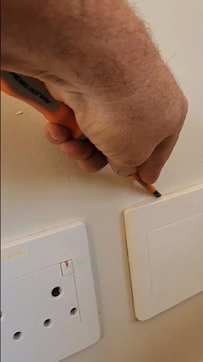 removing a plug socket