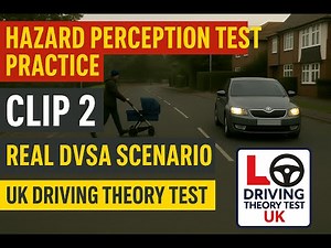 Hazard Perception Test Practice Clip 2 – Real DVSA Style Scenario | UK Driving Theory 2025