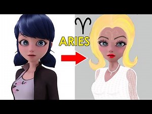 Miraculous Ladybug Glow Up Zodiac Sign / Marinette as Aries