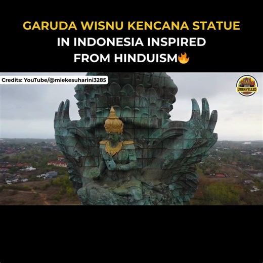 Garuda Wisnu Kencana statue is a 121-meter-tall statue located in Bali, Indonesia. The total height of the monument, including the 46-meter base pedestal is 121 m (397 ft). The statue was designed to be Indonesia’s tallest statue, and is inspired by an event that finds its roots in Hinduism about Garuda's search for amrita, the elixir of life. According to this story, Garuda agreed to be ridden by Vishnu in return for the right to use the elixir to liberate his enslaved mother. | India Unravelle