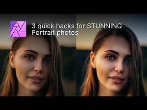 3 Affinity Photo hacks for STUNNING Portraits!
