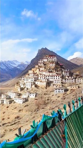 Kee Monastery View Point | #spitivalley #spiti #kaza #nature #shortsviral