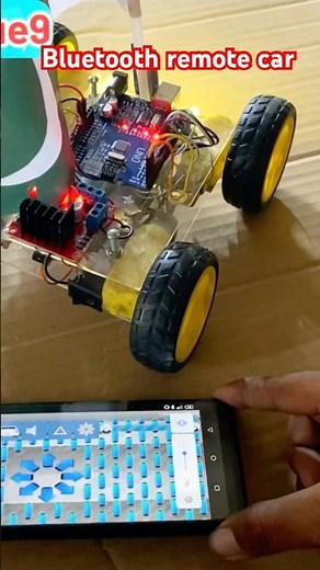 🔥 Bluetooth RC Car using Arduino UNO | DIY Tech Project #youtubeshorts #shortvideos #diy