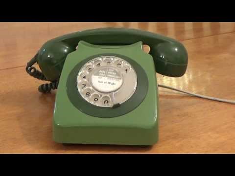 Vintage Rotary Dial Telephone. Uk Model. 1980`s.