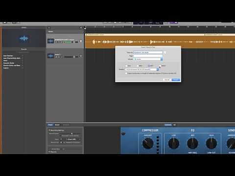 How To Pull Audio From A Video Using GarageBand