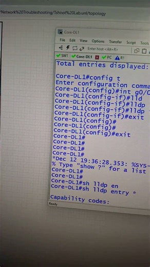 How to check Lldp neighbors? #ccna #networkdiscovery