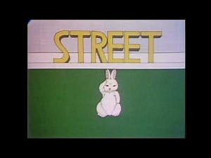 Sesame Street. -Rabbit reads street (HQ)