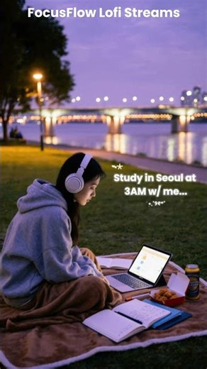 Lofi at the River 3AM 🌙 | Late Night Study Music