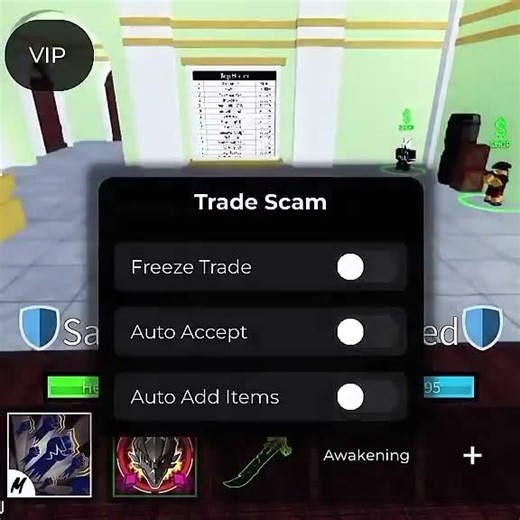 Trade Scam Script | Blox Fruits | #roblox #bloxfruits #bloxfruitsexploit #bloxfruitstradescam