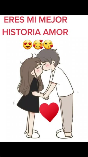 Romantic Animated Love Story with Heartfelt Messages