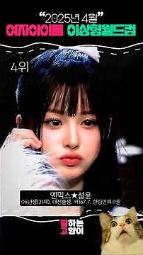 (2025년 4월) 여자아이돌 이상형월드컵 #카리나 #장원영 #윈터 #안유진 #해린 #하니 #설윤