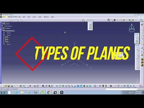 How to create planes with all options using CATIA Part Design ||(ALL TYPES)