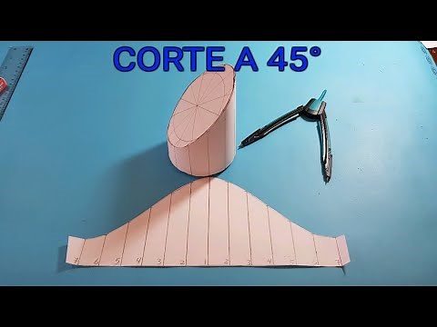 CORTE A 45° EN TUBERIA