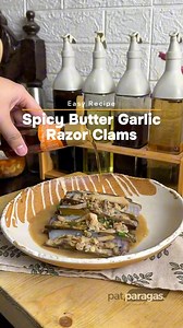 Garlic Butter Razor Clams Recipe #razorclams #recipe #cooking #easyrecipe #seafood | Pat Paragas