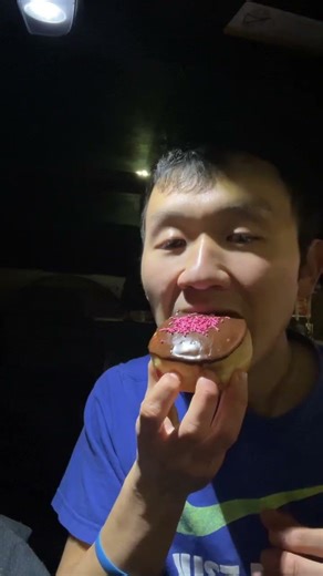 Trying Tim Horton’s Merry Raspberry Donut