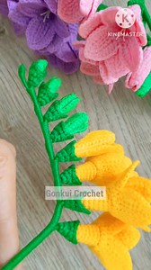 60K views · 1K reactions | Crochet Freesia Flower  Full video tutorial on YouTube Gonkui Crochet step by step #fbreels #reels #crochet #crochetflower #gonkuicrochet | Gonkui Crochet & Chapa crochet craft | Facebook