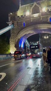 157K views · 10K reactions | London buses passing through the Tower Bridge London at night | Global Adventures | Facebook