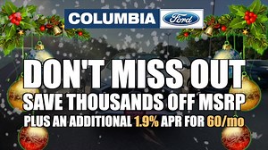 End of the year savings on 2023 FORD Mach-E and Bronco Sport SAVE THOUSANDS OFF MSRP PLUS AN ADDITIONAL 1.9% APR FOR 60 MONTHS! https://www.columbiaford.com/new-inventory/index.htm?make=Ford&year=2023&model=Mustang%20Mach-E&model=Bronco | Columbia Ford Kia | Facebook