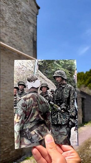 Panzer Grenadier Counter Attack 1944 Then and Now #thenandnow #history #normandy