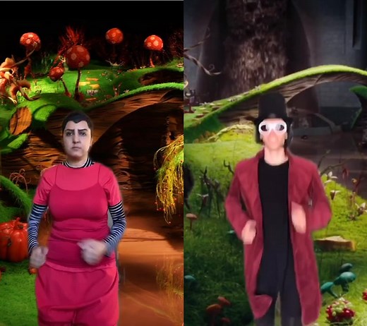 Dance time w the boss 🍫 #duet with @willywonkatiktok #willywonka #oompaloompa #willywonkatiktok