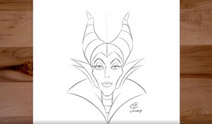 How to Draw Maleficent from Disney's Sleeping Beauty | The Disney Blog