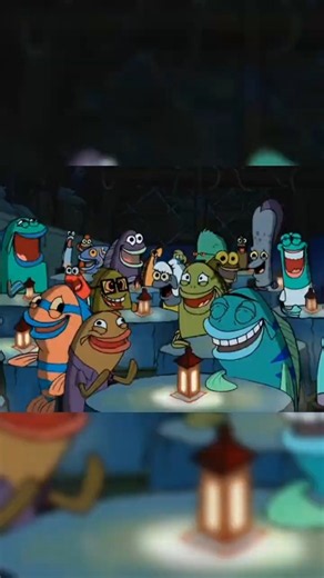 SpongeBob Made a Joke That Insulted EVERY Fish 😂🐟 #spongebob #cartoon #shorts