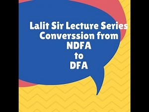 NDFA(Non deterministic Finite Automaton) to DFA(Deterministic Finite Automaton