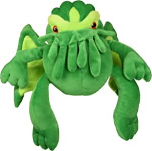 Toy Vault Cthulhu Plush, 12-Inch; Stuffed Horror Toy Based on H.P. Lovecraft's Weird Fiction, Medium Size