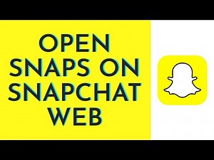 How To Open Snaps On Snapchat Web (2023) | Snapchat Tutorial (Step By Step)