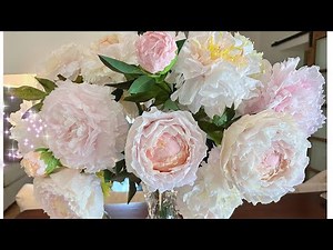 Coffee Filter Peonies Part 1