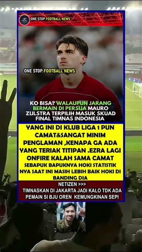 HEBOH 😱😱 STATISTIK KALAH JAUH MAURO ZIJLSTRA GESER EZRA WALIAN DI TIMNAS ,TITIPAN/PILIHAN HATI COACH