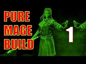 Skyrim Pure Mage Walkthrough NO WEAPONS NO ARMOR Part 1 - How to Do a Pure Mage Power Start!