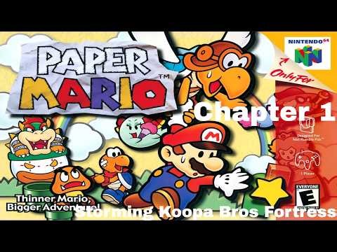 YOU MEAN TO TELL ME YOU COULD'VE ESCAPED THE WHOLE DAMN TIME!? "Paper Mario (Chapter 1)"