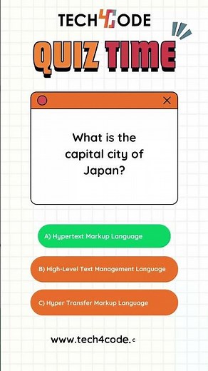 HTML Quiz Challenge – Test Your HTML Knowledge