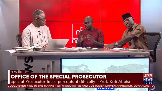 1.1K views · 25 reactions | Prof. Kofi Abotsi explains the three core challenges the Office of the Special Prosecutor faces. #Newsfile | JoyNews | Facebook