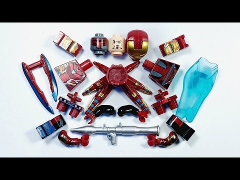 ASSEMBLE LEGO IRON MAN AND LEGO ROBOT BAZOOKA | LEGO MINIFIGURE